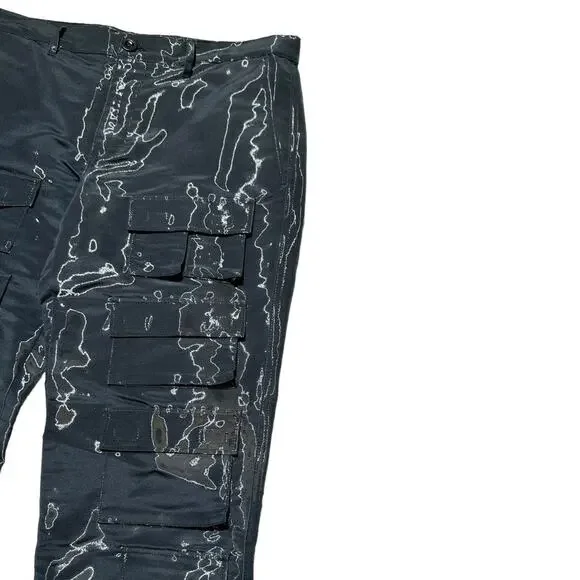 Givenchy Liquid Metal multipocket cargo trouser